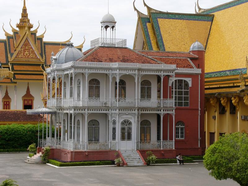 Iron house, a gift from Napoleon III