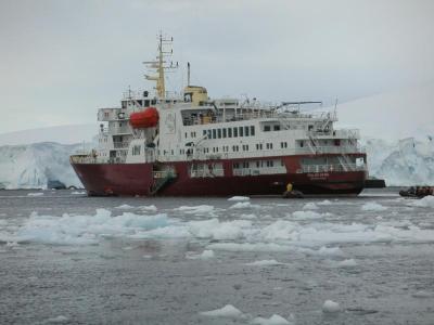 Polar Star in brash ice