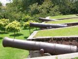 Cannons defending the fort