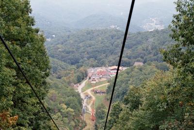 view from the skylift