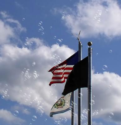 bubbles-flags