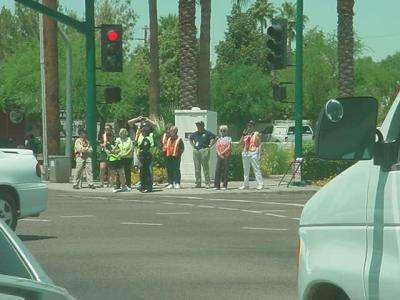 local signs of street in Arizona