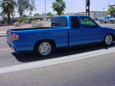 nice blue truck