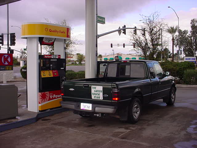 getting gas at Shell 0k