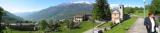 Vista panoramica di Arzo dal crotto  - Frazione di Morbegno - Valtellina