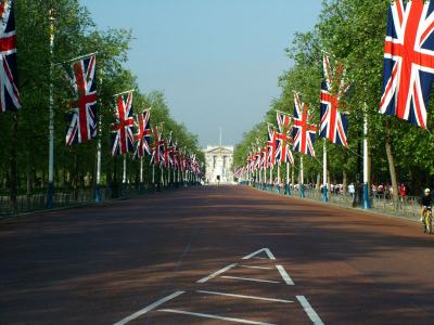 The Pall Mall towards Buckingham Palace