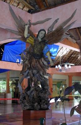Statue in Quetzal lobby