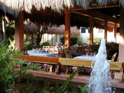 Corner of the Tucan Tulum buffet restaurant