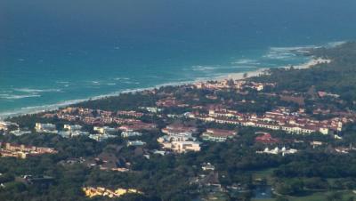 Close-up of Playacar resorts