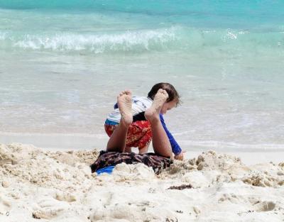 Digging a hole