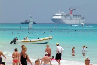 People and boats