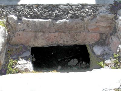 burial crypt under Structure 34