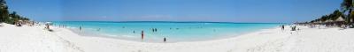 Sunny beach panorama