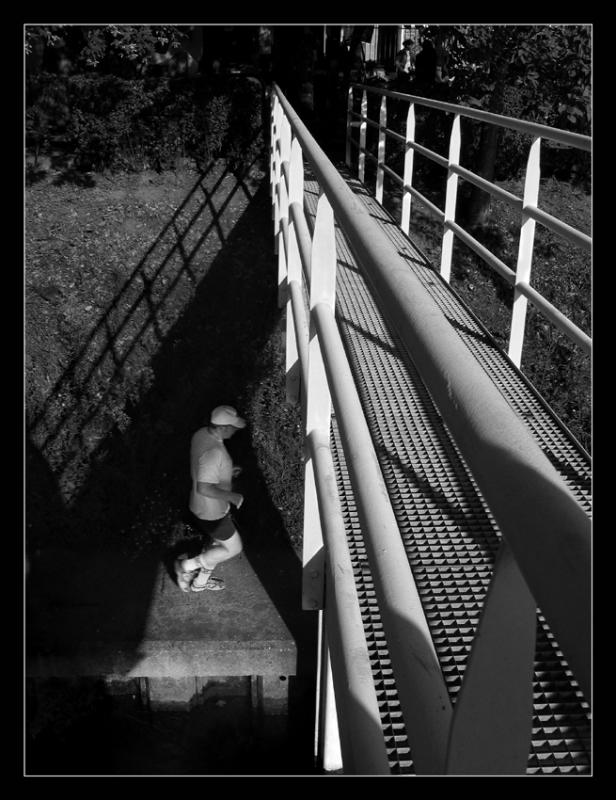 Passerellesen bord de Marne