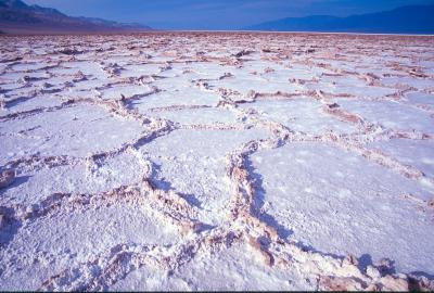 Bad water , Death Valley.  It's actually salt and not that bad.. :)