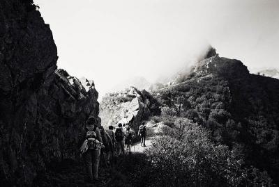 Schluesselstelle der Wanderung: Wo gehts nach Monte Lema?