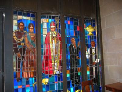 St Andrew Church stain glass window