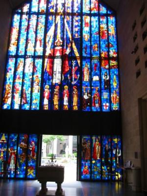 St Andrew Church, inside windows