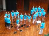 Choir singing at the Ala Moana Center Shopping Mall from Wisconsin
