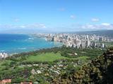 getting closer to the top of Diamond Head