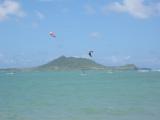 Kite Surfing at Kailua Beach Park