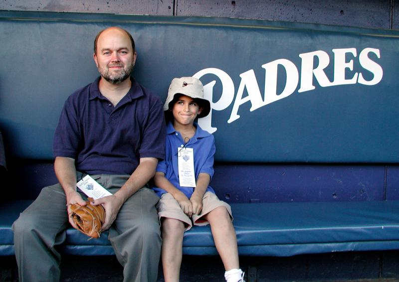 Padres dugout, QUALCOMM Stadium