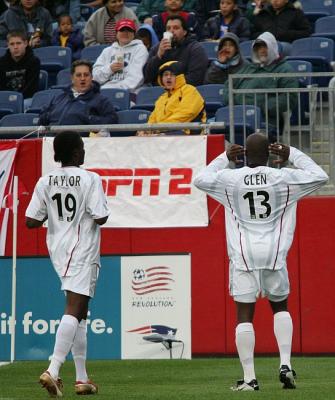 Glen goal celebration