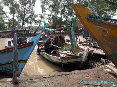 Fishing village on the north coast of Java