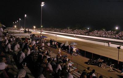 The track at night