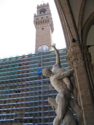 Palazzo Vecchio Showing The Tower Of 1310