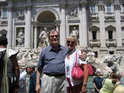  Roy & Ruth, Busy Trevi Fountain