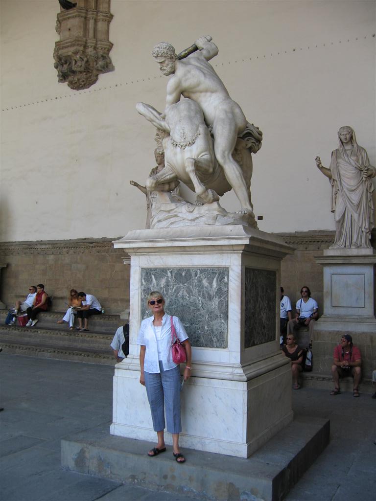 Giambolognas Hercules And The Centaur  Piazza della Signoria