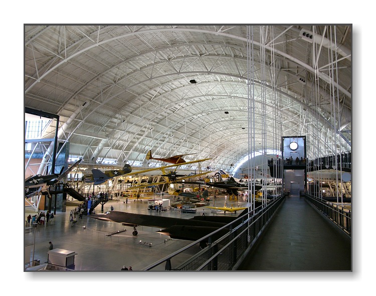 <b>Interior View #1</b><br><font size=2>Smithsonian Udvar-Hazy Center,<br>Virginia