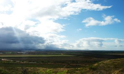 Looking east from the Leeward Coast