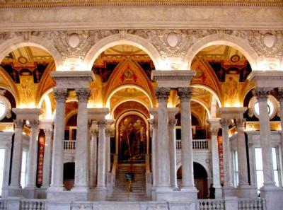 Interior of the Library of Congress