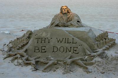 Religious Sand Sculpture