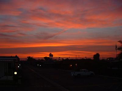 Sunrise at Huntington Beach