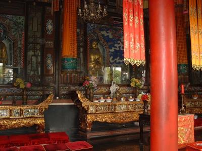 One of the Buddha Shrines in the Big Wild Goose Pagoda