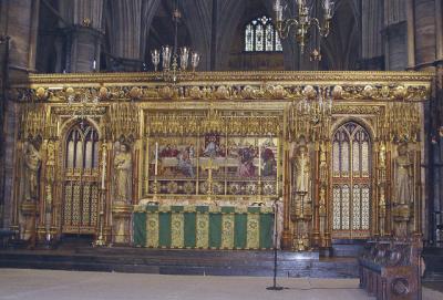 Altar in Wesminster Abbey.