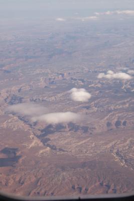 Somewhere in the Southwest, lazy clouds are floating cutely around.