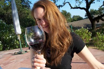 The wine glass is as big as my head- I've come home.