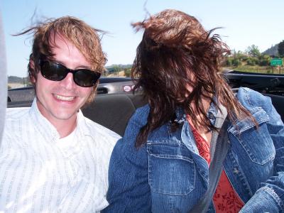 It gets a little windy in the backseat