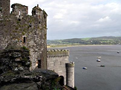 Castle Conwy, looking out