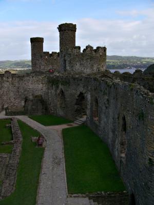 Castle Conwy Courtyard