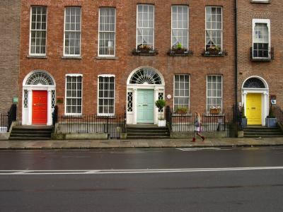 Typical Georgian architecture in Dublin.