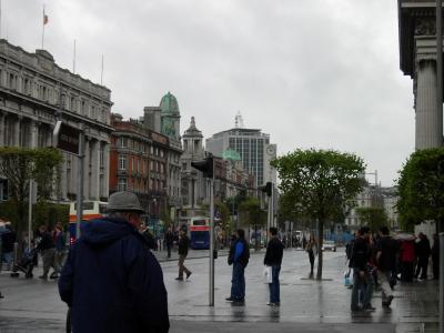 O'Connell Street, the main thoroughfare.