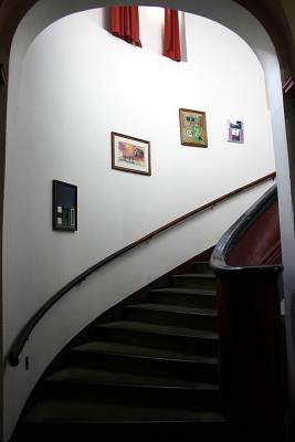 Stairway and hallway for theater