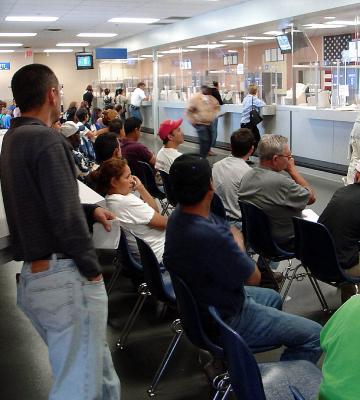 Waiting for an opening at the DMV             by Susan B