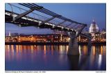 <B>Millenium Bridge & St Pauls Cathedral, London, UK*</B><BR><FONT size=2>by Luben Solev</FONT>