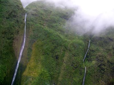 Jurrassic Falls from Helicopter